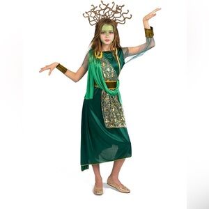 Spooktacular Creations Girls Medusa Costume - Size Large (10-12 year old)
